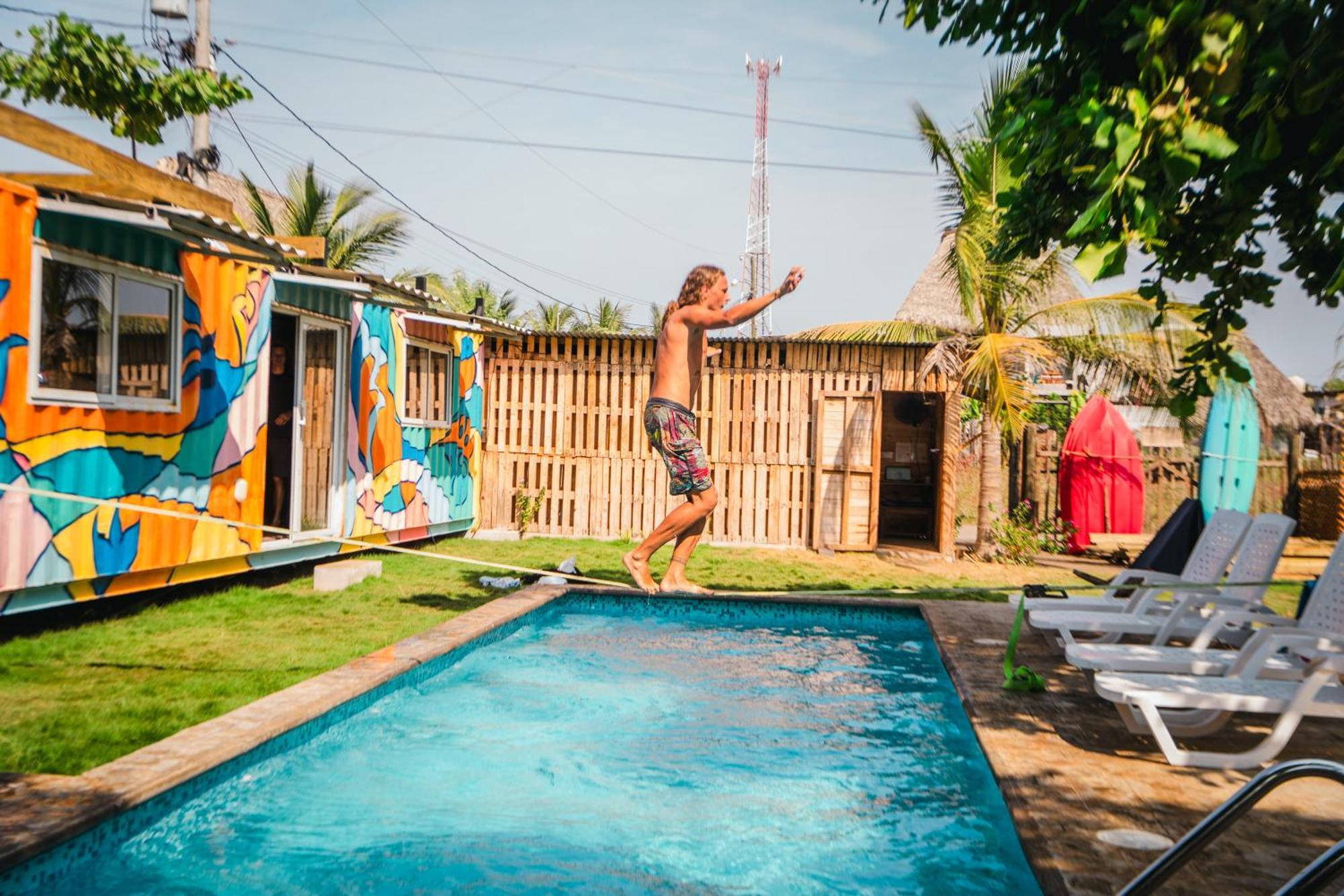 Green Belly Surf Hostel El Paredon Buena Vista Ngoại thất bức ảnh